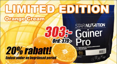 Star Nutrition Gainer Pro Orange cream