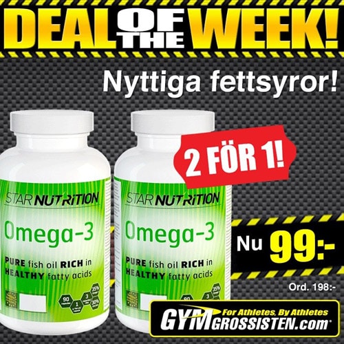 2 för 1 Omega-3 från Star Nutrition hos Gymgrossisten