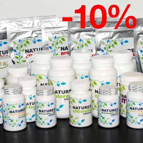 10% rabatt med rabattkod hos Natures kosttillskott
