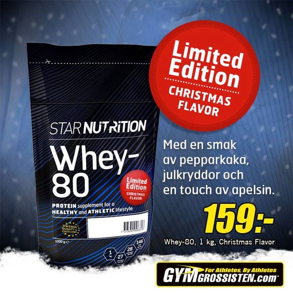 Star Nutrition Whey-80 Christmas flavor
